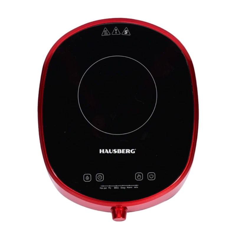 Hausberg HB‑1527RS Inductiekookplaat 2000W – Rood