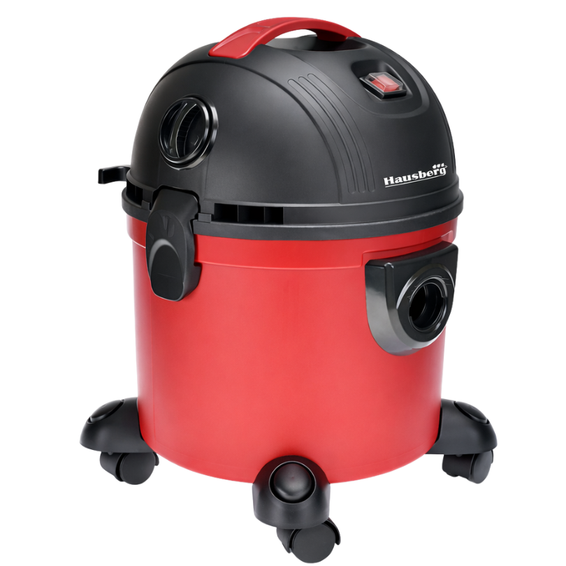 Hausberg HB‑2095RS Stofzuiger 15 L – 1200W Droog- en Natgebruik
