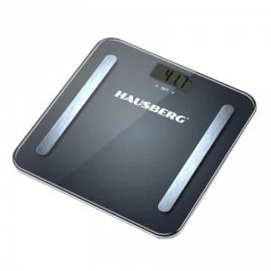 Hausberg HB‑6004NG Digitale Personenweegschaal – 180 kg Zwart