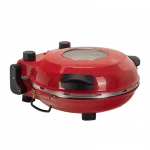 Hausberg HB‑675RS XL Pizza Oven Stone – 1200–1400W Rood