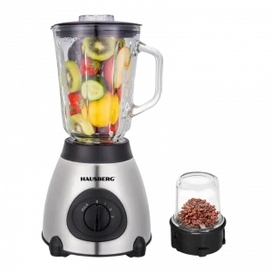 Hausberg HB‑7762 Blender 1,5 L – Elektrische Blender 600W Glas Zwart