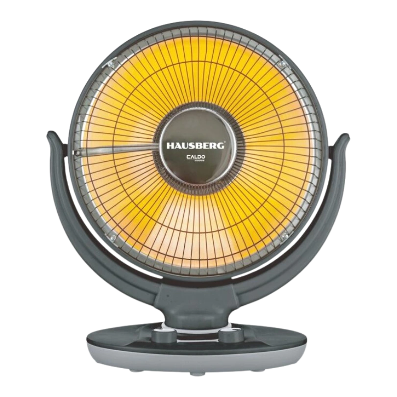 Hausberg HB‑8809NG Halogeen Radiatorkachel – 1000W, 2 Standen Zwart