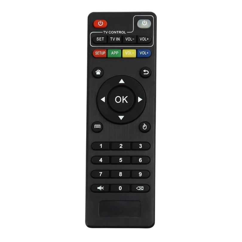 Vervangende 3-in-1 afstandsbediening voor Android Box – Geschikt voor MXQ PRO / H96+ / M9X / X96 / Mini – IR – Zwart – (B0BJFF7GY1)