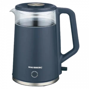 Hausberg HB‑3619BL Glazen Waterkoker 2 L – 1800W Blauw