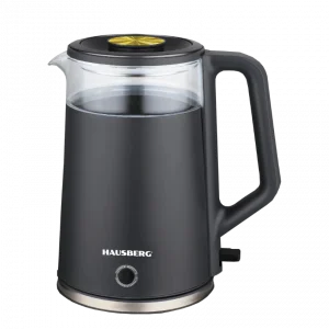 Hausberg HB‑3619NG Glazen Waterkoker 2 L – 1800W Zwart