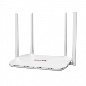 Redline RL-WR5500H Dual Band Gigabit Router | AC1200 Wi-Fi 2.4 GHz/5 GHz | 4x Gigabit LAN + 1x WAN | 4 × 6 dBi Antennes
