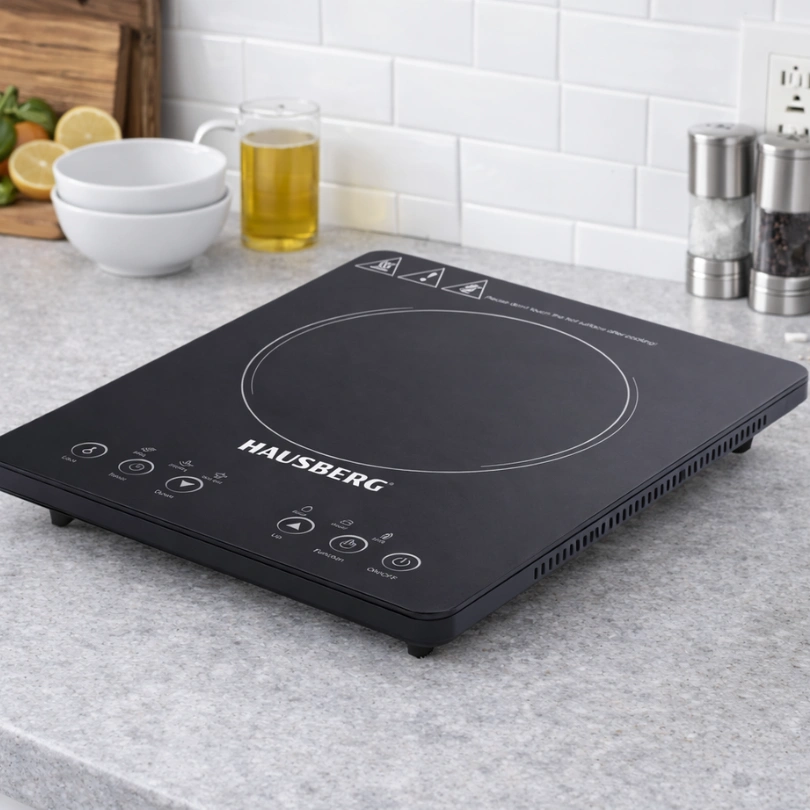 Hausberg HB‑1525NG Inductiekookplaat 2000W – 1-Kookszone Elektrische Kookplaat - Afbeelding 2