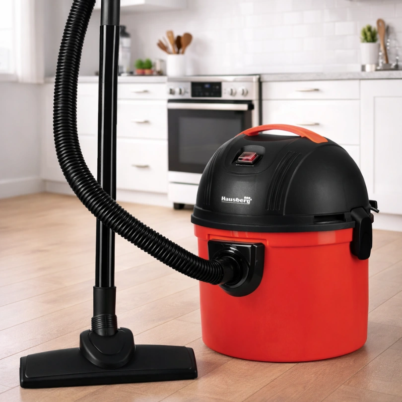 Hausberg HB‑2095RS Stofzuiger 15 L – 1200W Droog- en Natgebruik - Afbeelding 4