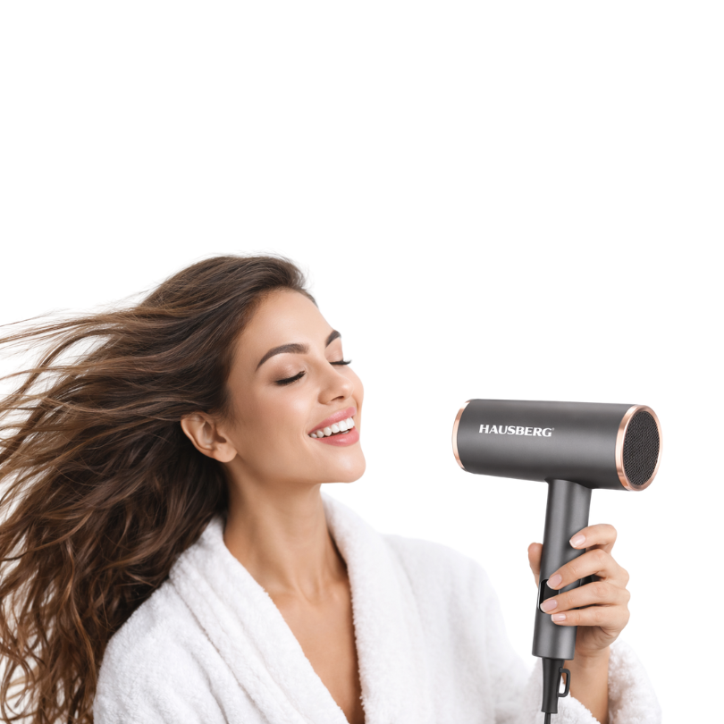 Hausberg HB-263GR Klassieke Haardroger 2200W – Grijs – Krachtige Elektrische Föhn - Afbeelding 2