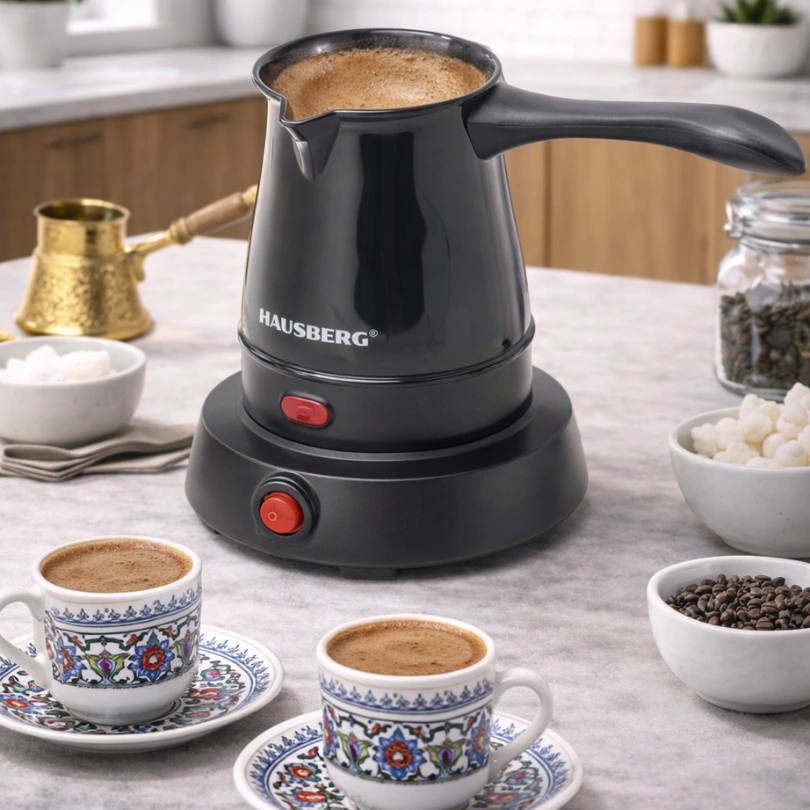 Hausberg HB‑3810NG Elektrische Koffiepot 0,5 L – 600W Zwart - Afbeelding 5