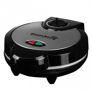Hausberg HB‑3562NG Wafelijzer voor 4 Wafels – 1300W, RVS Inox