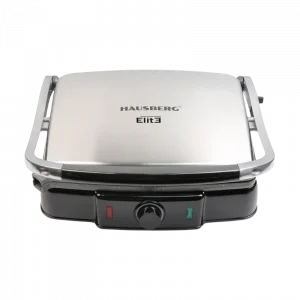 Hausberg HB‑533 Elektrische Inox Grill / Panini – 1800–2200W