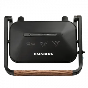 Hausberg HB‑632 Grill voor Sandwich en Panini – 1100–1300W Zwart