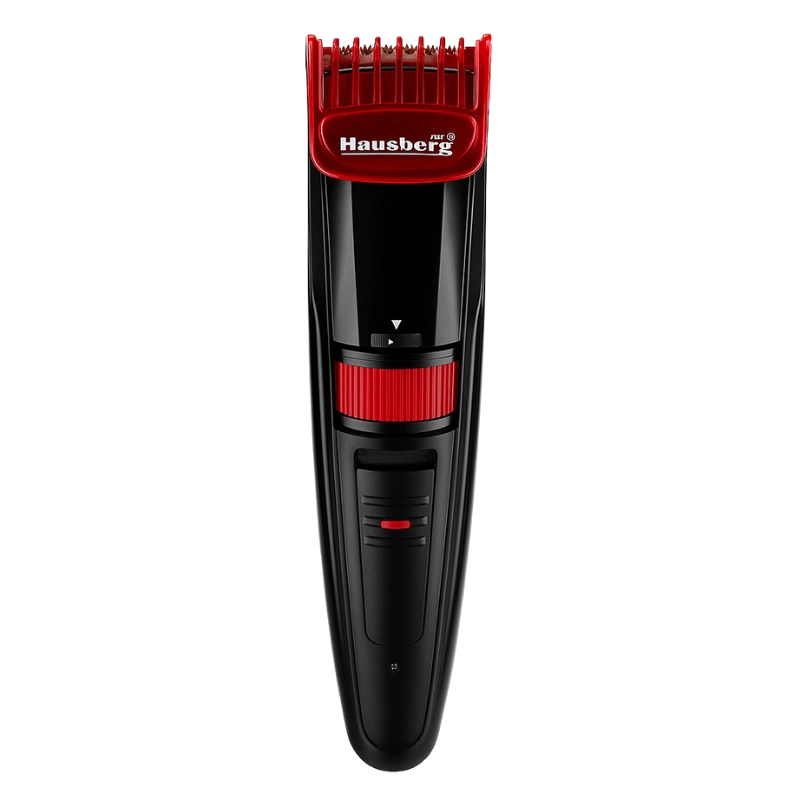 Hausberg HB‑66RS Oplaadbare Haarclipper 3W – Rood/Blauw