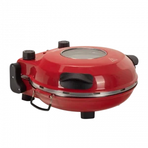 Hausberg HB‑675RS XL Pizza Oven Stone – 1200–1400W Rood