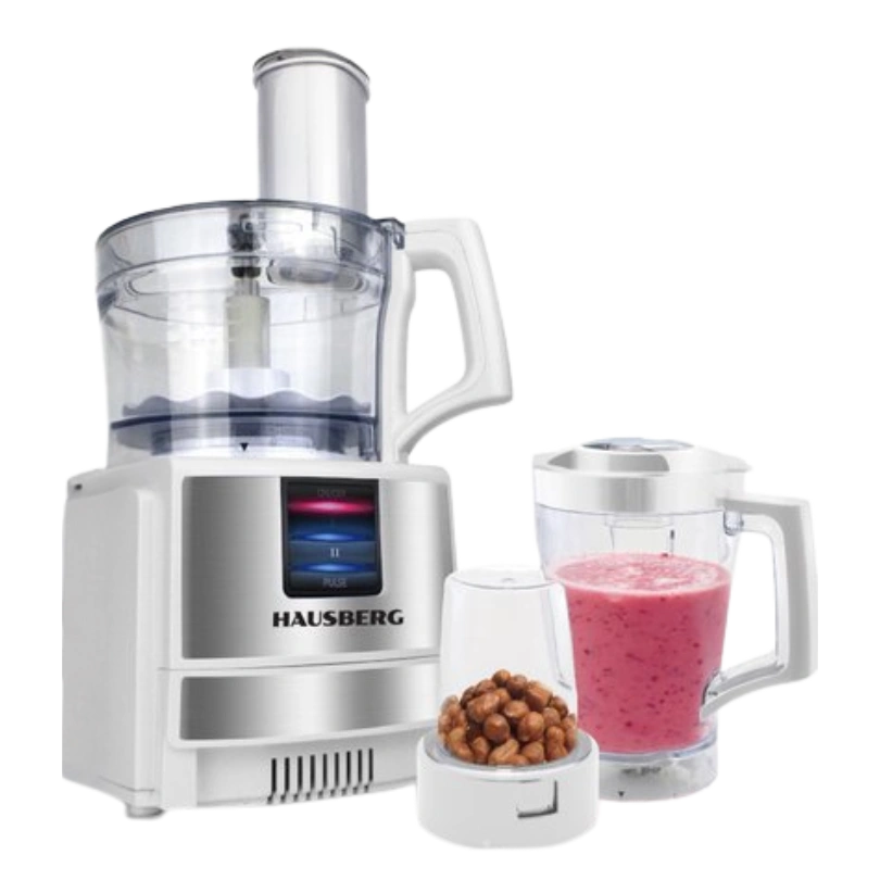 Hausberg HB-7522AB 3-In-1 Foodprocessor 600W Wit
