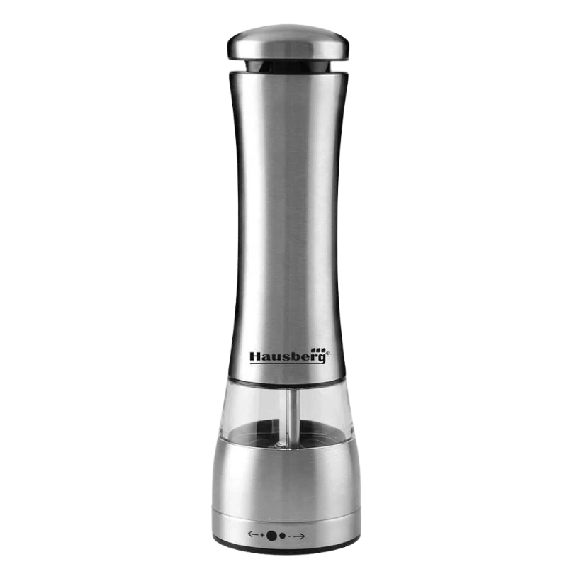 Hausberg HB‑H7650 Elektrische Molen Zout/Pepper 22 cm – RVS