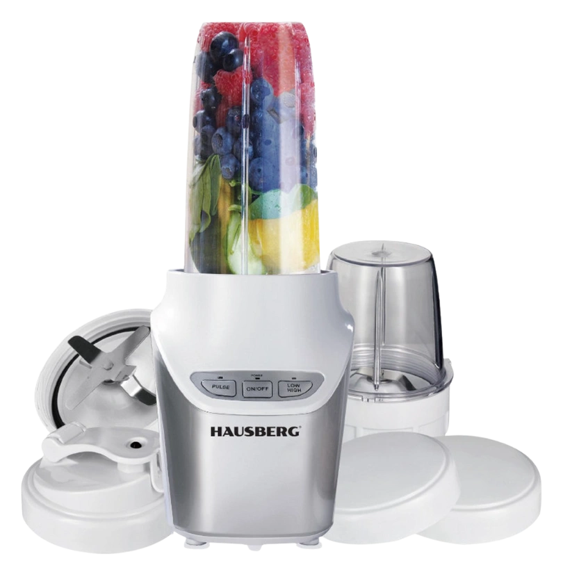 Hausberg HB‑7705AB Blender 1 L – Elektrische Blender 1000W Wit