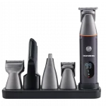 Hausberg HB‑77GR Professionele Scheermachine & Tondeuse Set – 5W Zilver