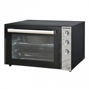 Hausberg HB‑8020 Midi Oven met Ventilator en Dubbel Glas 70 L – 1250W Zwart