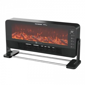 Hausberg HB‑8216NG Elektrische Sfeerhaard met Ventilator – 2000W Zwart