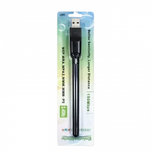 USB Wi-Fi-adapter met Ralink RT5370 – 150 Mbps – 2.4 GHz – USB 2.0 – Voor laptop, PC, Android-box en set-top box (B015TCA2EM)