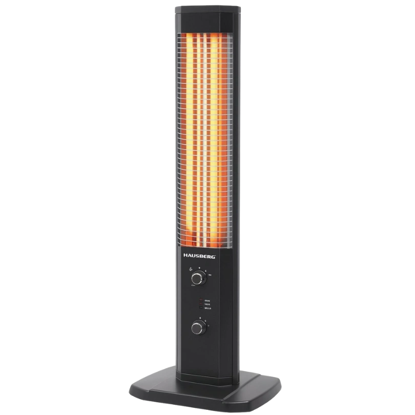 Hausberg HB‑8560NG Infrarood Warmtetoren – 2300W, 2 Standen Zwart