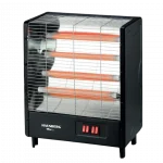 Hausberg HB‑8803NG Elektrische Kachel – 2000W, 4 Standen Zwart