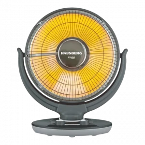 Hausberg HB‑8809NG Halogeen Radiatorkachel – 1000W, 2 Standen Zwart