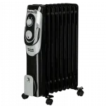 Hausberg HB‑8910NG Oliegevulde Radiator – 2000W, 3 Standen Zwart