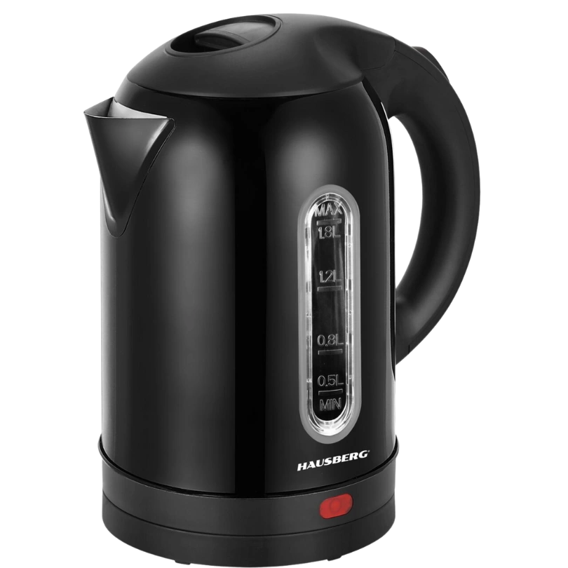 Hausberg HB‑3621NG Waterkoker Zwart 1,8 L – 1800W
