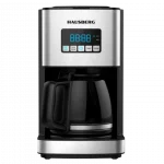 Hausberg HB‑3755 Programmeerbare Koffiezetapparaat 1,8 L – 1200W Zwart