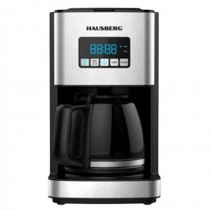 Hausberg HB‑3755 Programmeerbare Koffiezetapparaat 1,8 L – 1200W Zwart