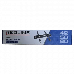Redline S-4260 TV muurbeugel vast – voor 42″-60″ TV’s – stevig staal – strak tegen de muur