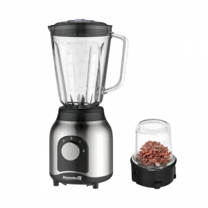Hausberg HB‑7762 Blender 1,5 L – Elektrische Blender 600W Glas Zwart