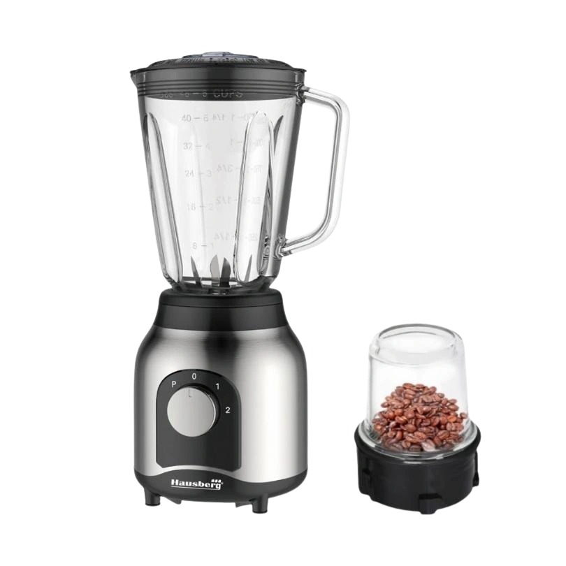Hausberg HB‑7762 Blender 1,5 L – Elektrische Blender 600W Glas Zwart