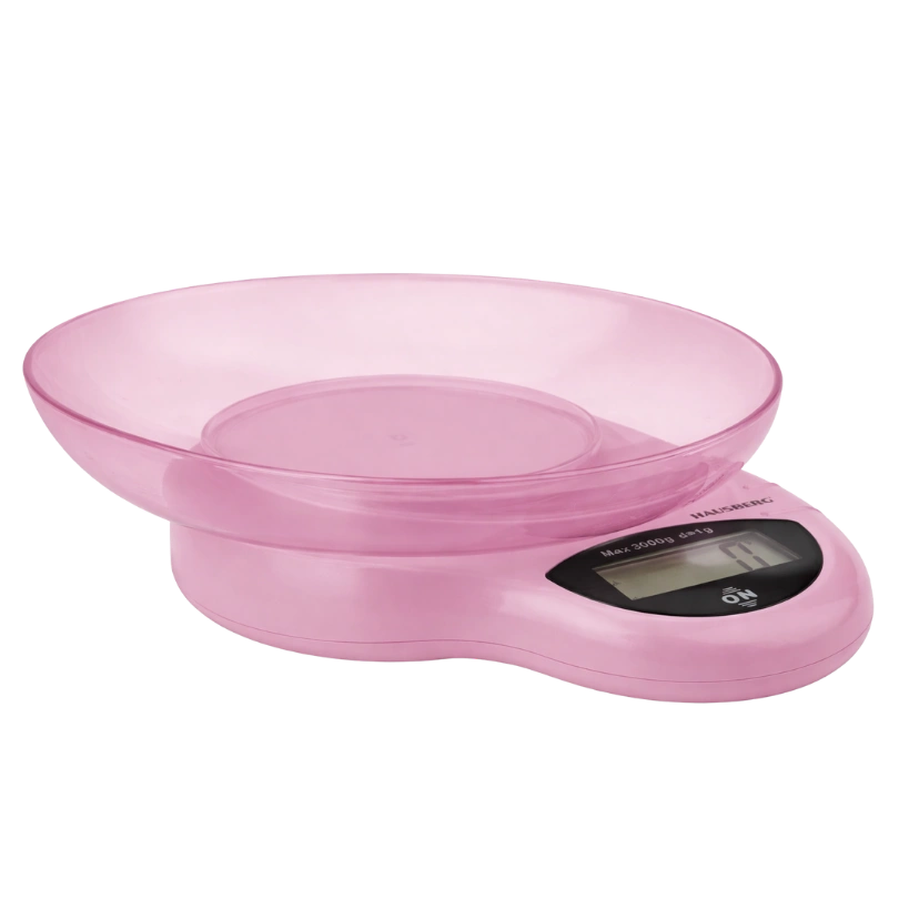 Hausberg HB‑6015RZ Keukenweegschaal – Rose 3000 g - Afbeelding 3
