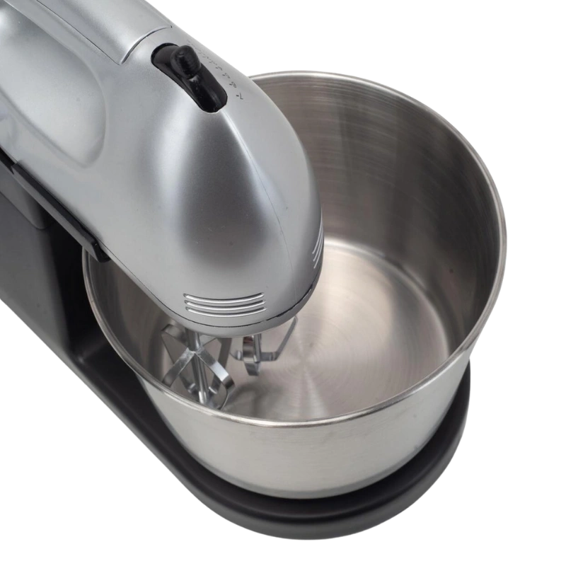 Hausberg HB‑3551NG Kom‑Mixer 250W – 7 Snelheden, 2 L RVS‑Kom, Zwart - Afbeelding 2