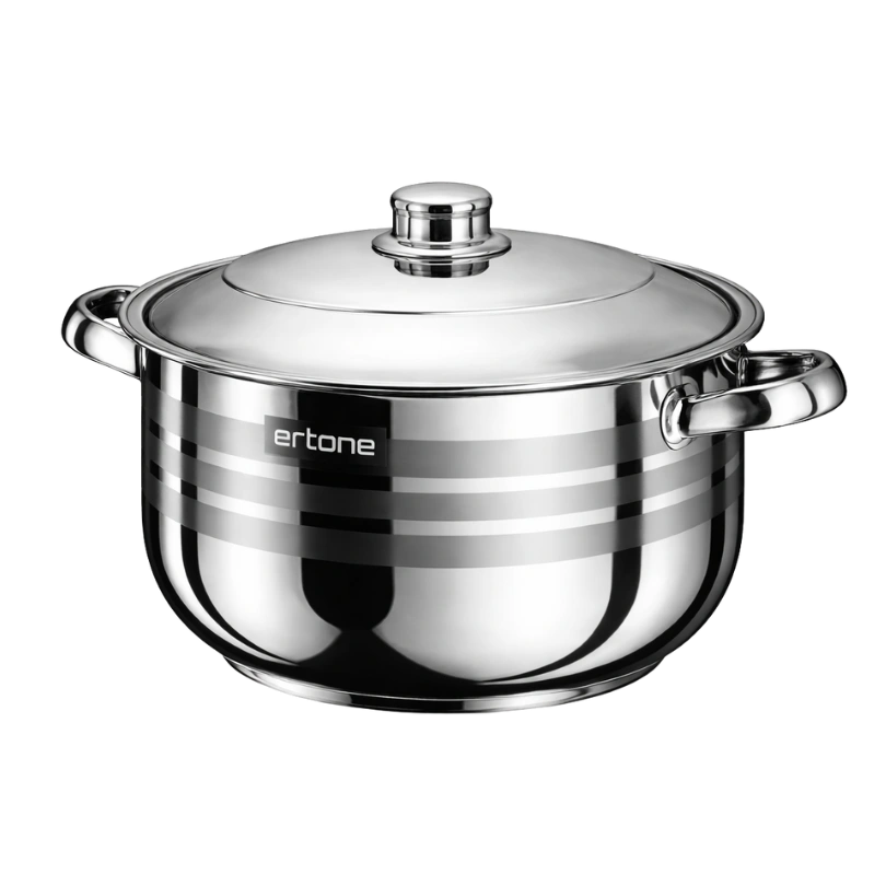 Ertone ERT‑MN 532 Pan 22 cm – Roestvrijstalen Koekenpan - Afbeelding 2