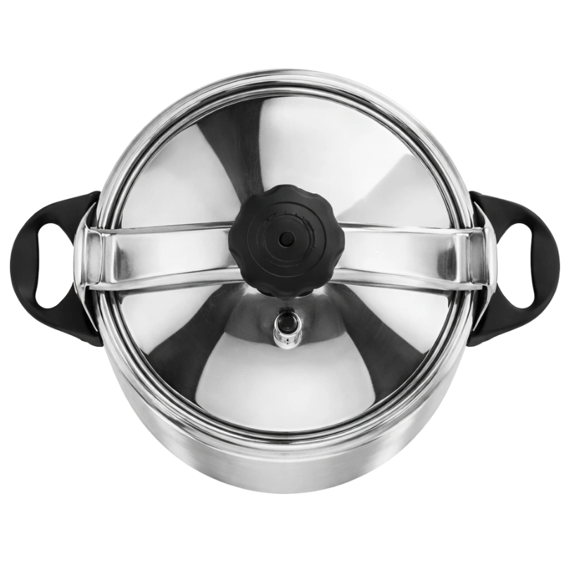 Ertone ERT-MN 301 Snelkookpan 6L – Roestvrijstalen Drukpan - Afbeelding 3