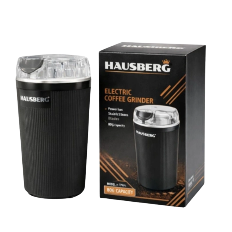 Hausberg HB-7561NG Koffiemolen 80g 200W - Afbeelding 2