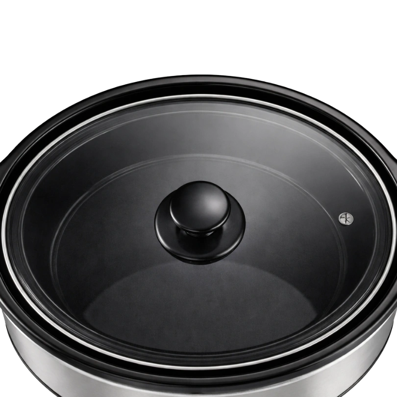 Hausberg HB‑1301IN Slowcooker 6,5 L – 320W – Roestvrijstalen Slow Cooker - Afbeelding 3