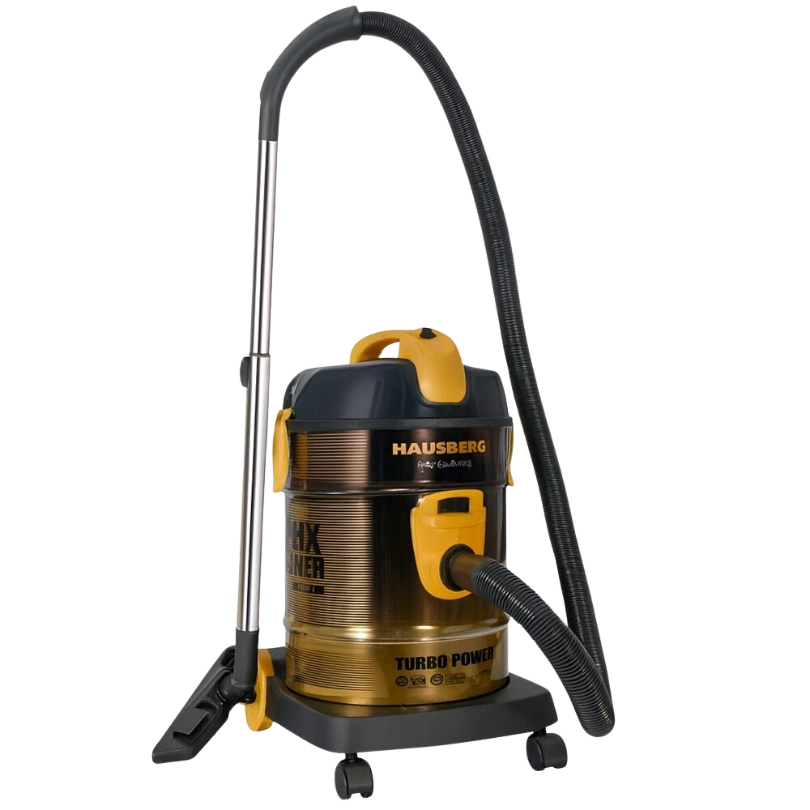 Hausberg HB-2835AU Turbo Power Stofzuiger 2200–2400W – 21L Grote Capaciteit