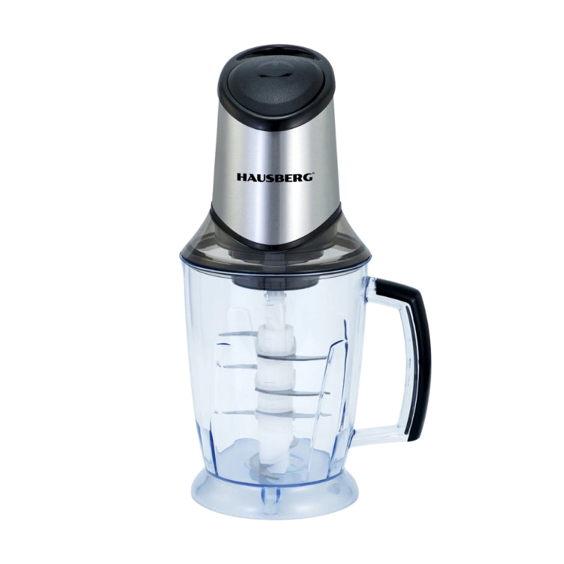 Hausberg HB‑4508IN Elektrische Hakmolen 2 L – 500–700W Inox
