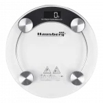 Hausberg HB‑6000NG LCD Personenweegschaal – 180 kg Zwart