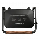 Hausberg HB‑632 Grill voor Sandwich en Panini – 1100–1300W Zwart