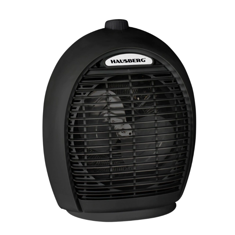 Hausberg HB‑8504NG Luchtverwarmer 2000W – 3 Standen Zwart