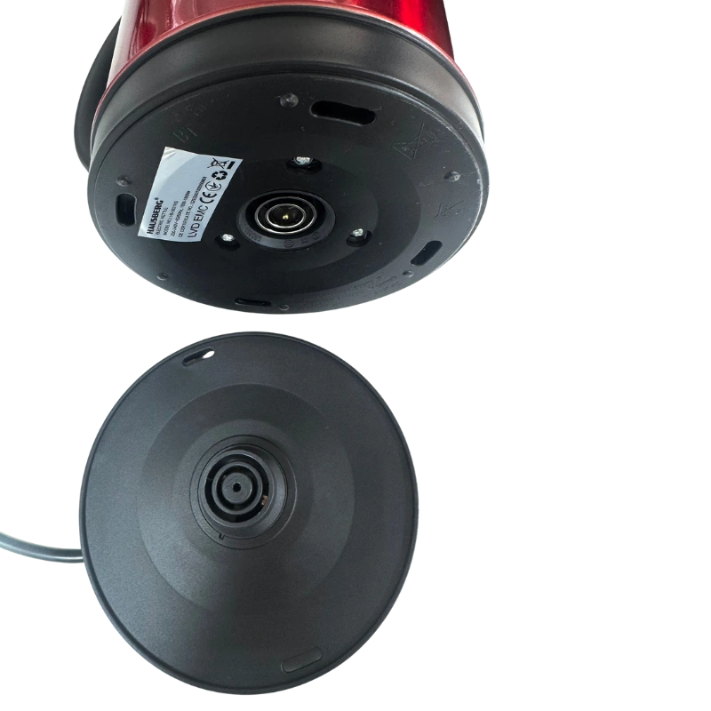Hausberg HB-3621RS Waterkoker 1,8 L – 1800 W – Rood – Automatische uitschakeling – Droogkookbeveiliging - Afbeelding 4