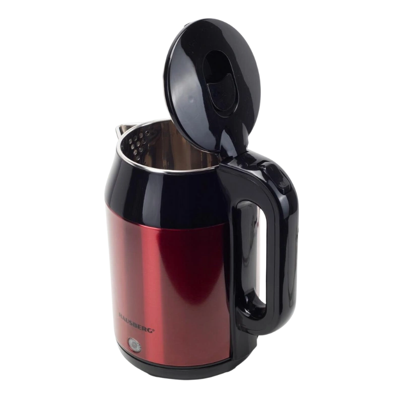 Hausberg HB‑3623RS Dubbelwandige Waterkoker 2,2 L – 1800W Rood - Afbeelding 4
