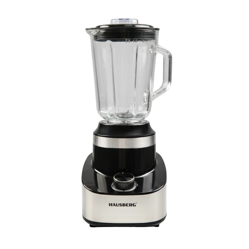 Hausberg HB‑7765 Blender 1,5 L – Elektrische Blender 400–500W Glas Zwart - Afbeelding 4
